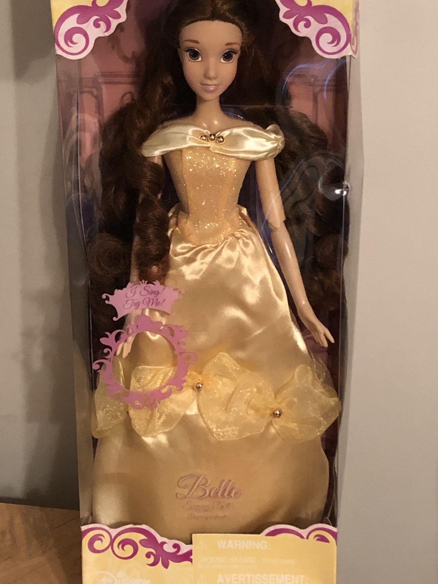 Disney Princess 17 Inch Belle Beauty and the Beast Singing Doll