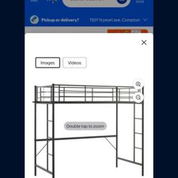 Zimtown Twin Bed Loft Frame