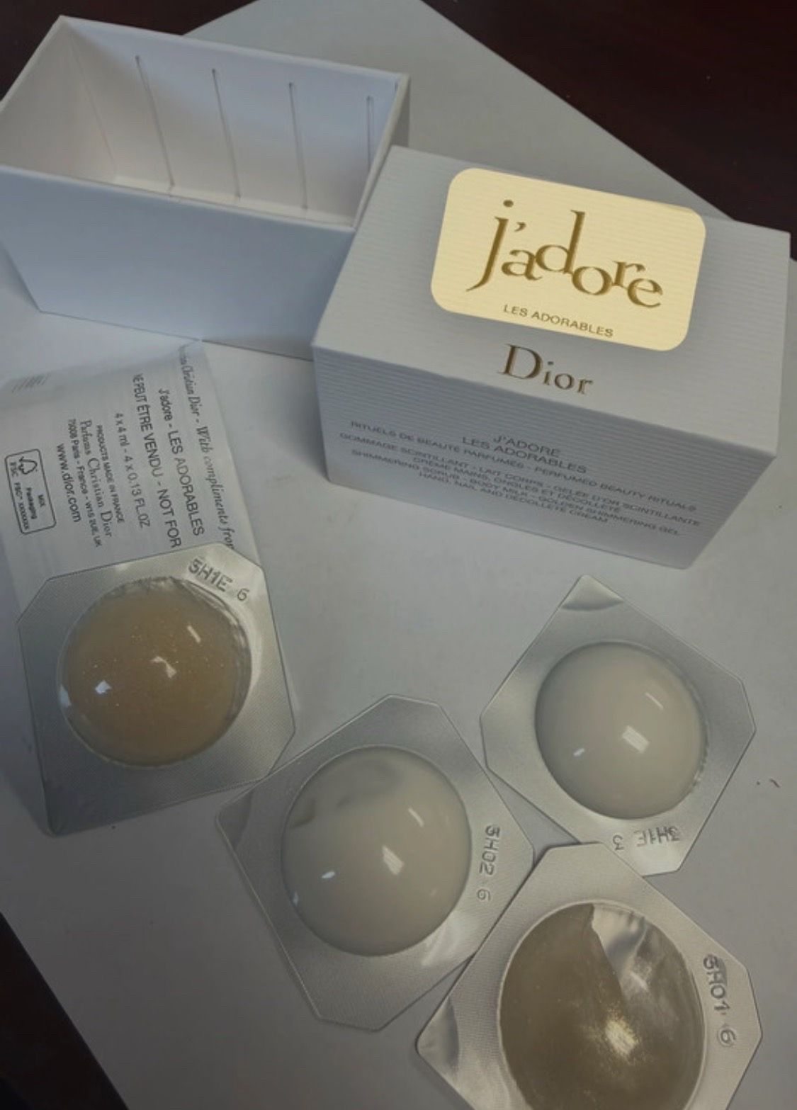 Dior fragrance lotion set