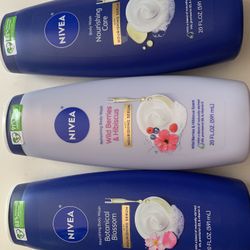 3/$12 Nivea Body Wash 