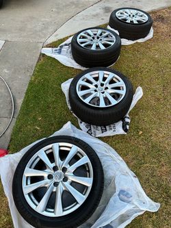 OEM Lexus GS 350 18” wheels (new tires included)