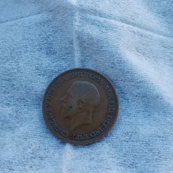 Half Penny Georgia's V 1932