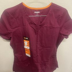 Scrub Star Womens Shirt Purple New Size Small