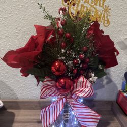 Christmas Flower Centerpieces