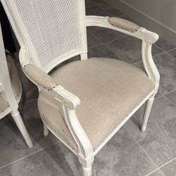 Restoration Hardware Dinning Chairs Set Of 4