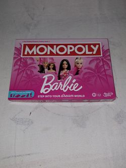 Monopoly Barbie Edition Board Game In Excellent New Condition (Is Complete Nothing Missing)