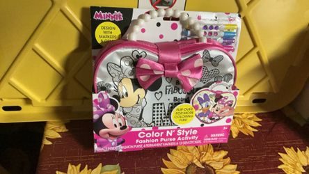 MINNIE COLOR N STYLE FASHION PURSE ACTIVITY 
