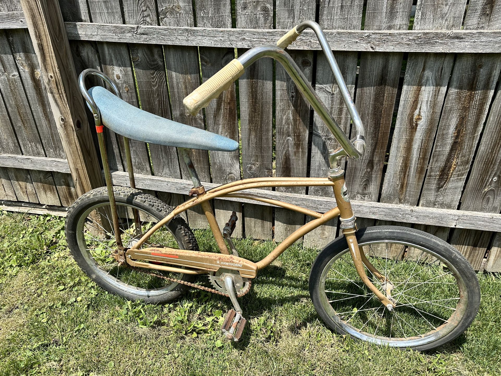 Vintage 1960s Hawthorne 20” Muscle Stingray Bike