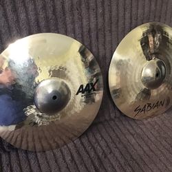 Sabian AAX 14 Inch Medium Hi Hat Cymbals