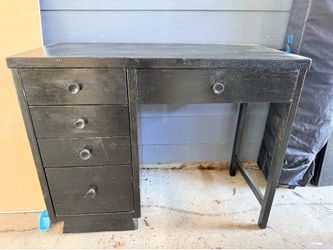 Wooden desk