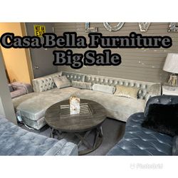 Brand New Velvet Sectional