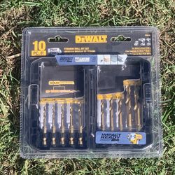 Dewalt DD5160 10-Piece Set Titanium Twist Drill Bit Set