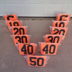 Solid Sideline Markers with Handle