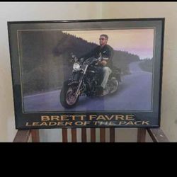 Brett Favre Framed Poster
