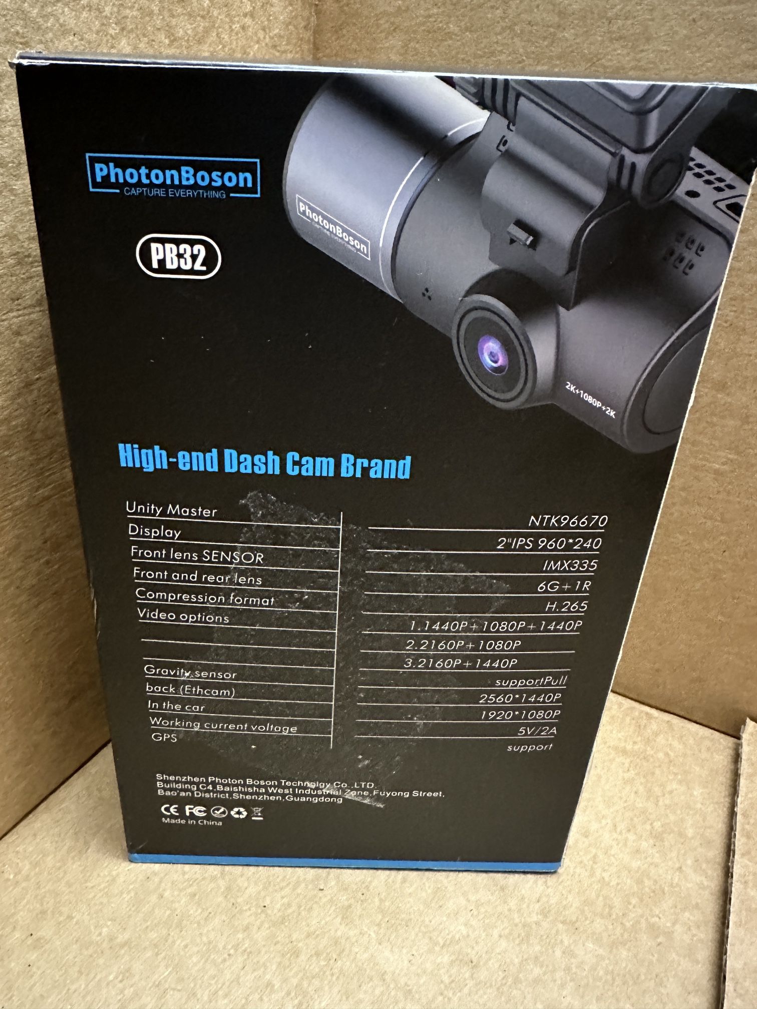  UPGROW 4K 3 Channel Dashcam, 4K+2K Front and Rear, 4K+
