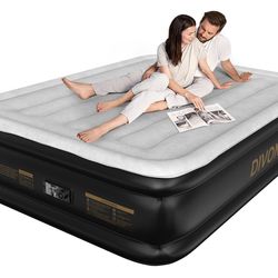 18” Full Size Air Mattress With Built In Pump