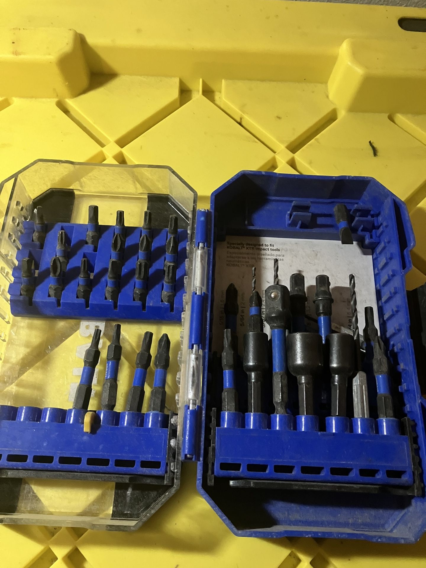 $10 Kobalt Screw/drill /nut Set 