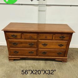 Heywood Wakefield Long Dresser With 7 Drawers