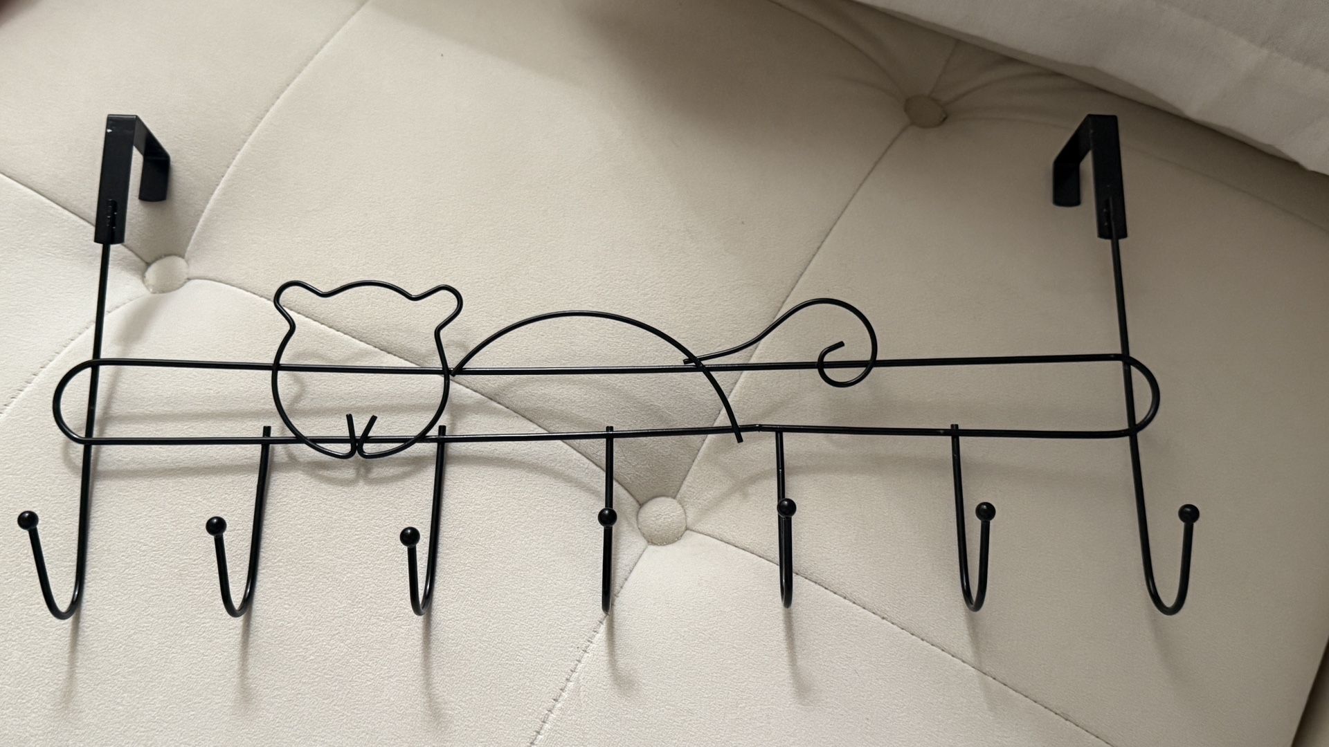 Cat-Shaped Over-the-Door Hook – 6 Hooks