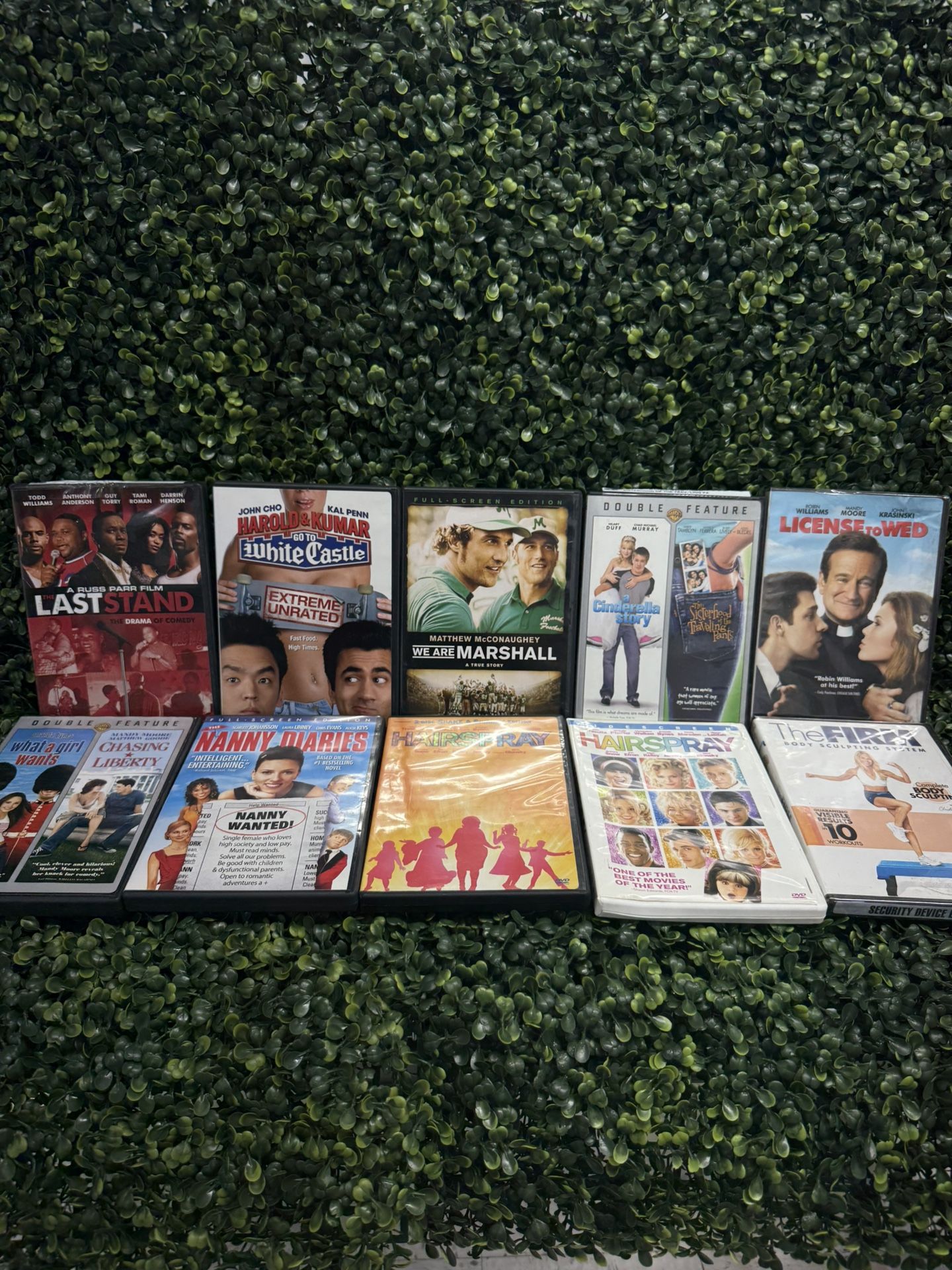 🎬 Comedy & Teen DVD Lot x10 – Hairspray, License to Wed, Harold & Kumar (#9)