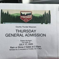 COUNTRY THUNDER TICKETS FOR SALE 