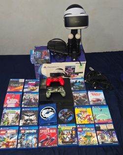 PlayStation 4 + VR+. VR Base And All The Games 