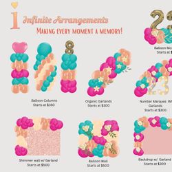 Balloon Menu Template 