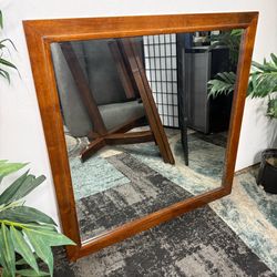 Wooden Large Mirror