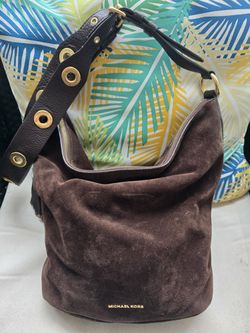 Michael Kors Suede Hobo Bag