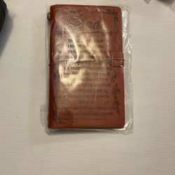  Fathers Day Gifts for Dad, To My Dad Leather Journal Gifts, Dad Gifts from Daughter Son, Dad Birthday Gifts 140 pages Refillable Notebook, Fathers Da