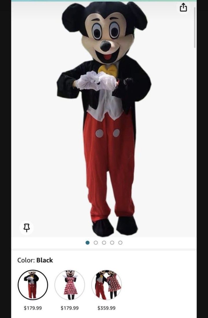 mickey mouse mascot