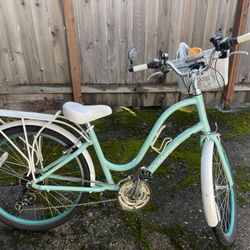 Townie Step Through Cruiser Bike