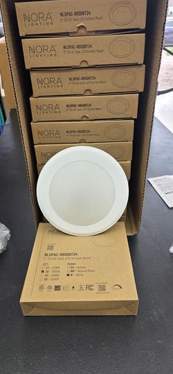 NEW 6" Nora LED Surface Mount Ceiling Fixture