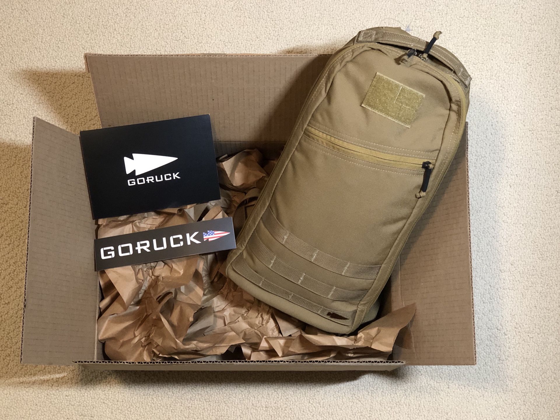 GORUCK Bullet 10l Coyote NWT