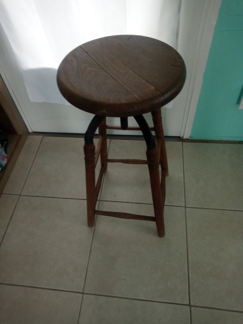 100 year old antique stool