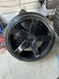 26in rims and tires