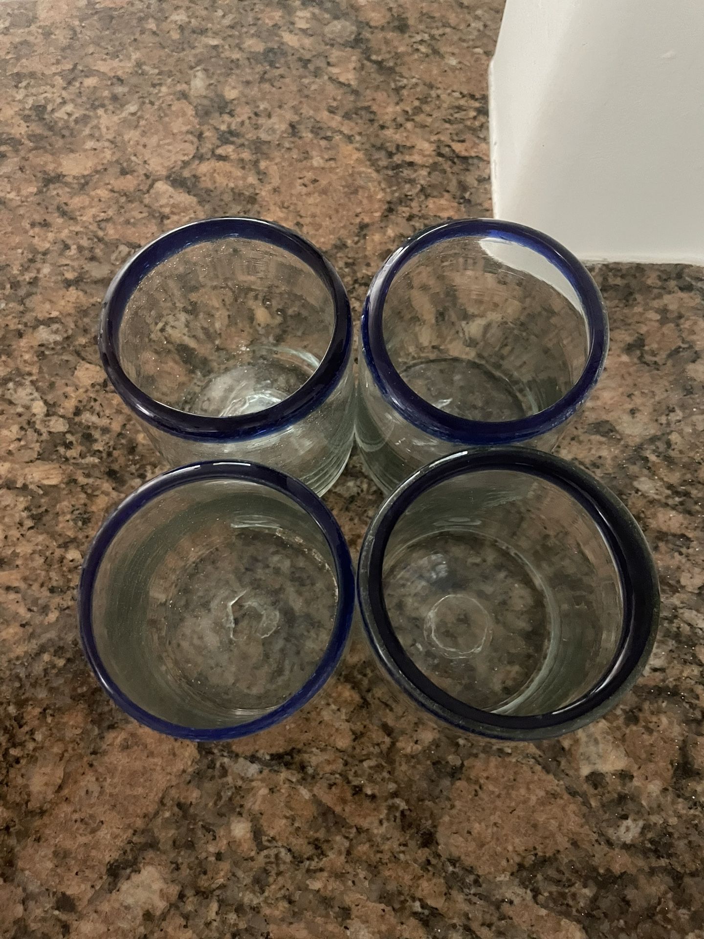 Mexican Hand Blown Low Ball Glasses