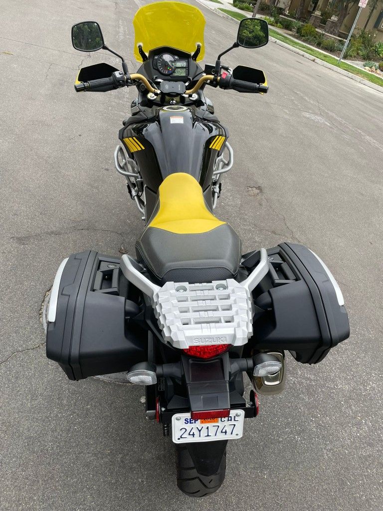 suzuki v strom panniers