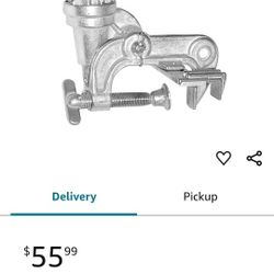 Fishing poll holder and clamps