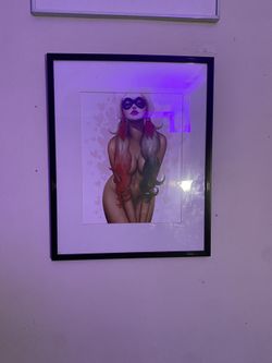 Harley Quinn Storm And Spawn Framed Pictures 