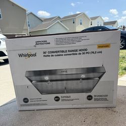 Whirlpool - 30 inches - Convertible - Under cabinet Range Hood - Stainless Steel