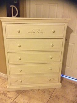 White dresser