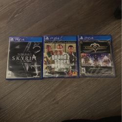 3 ps4 games (Brand New)