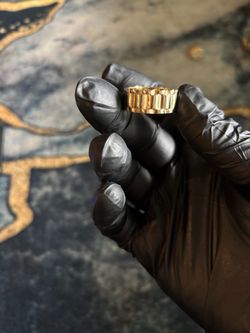 10K Gold Rolex Link Ring