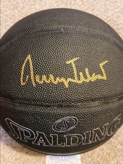 Jerry West Signed Basketball Lakers PSA/COA