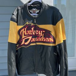 2X Vintage Harley Davidson, Leather Jacket