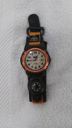 Dakota brand watch with compass