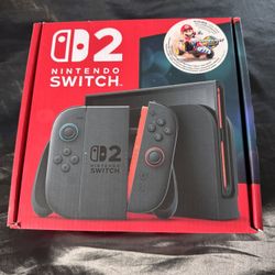 Nintendo Switch 2 With Mario Kart Bundle