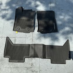 2016-2023 Toyota Tacoma double cab all weather floor mats/liner (Genuine OEM Toyota)