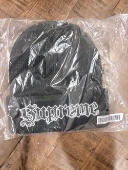Supreme FW26’ week 4 Supreme Metallic Stripe Beanie Black